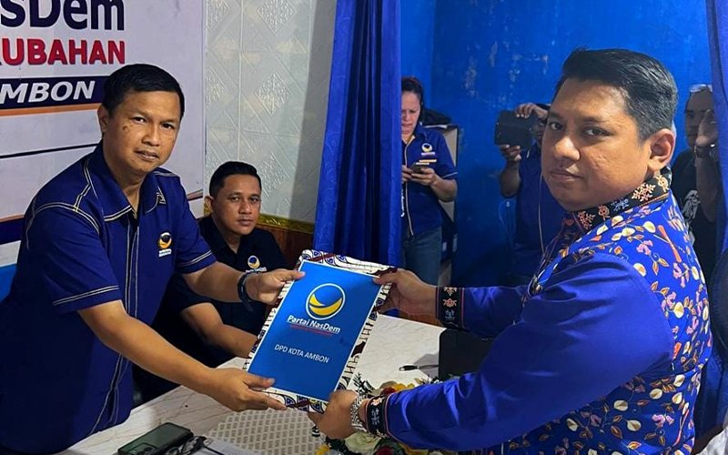 Daftar Pilkada Melalui Partai NasDem, Bung Lex Bertekad Membangun Kota Ambon